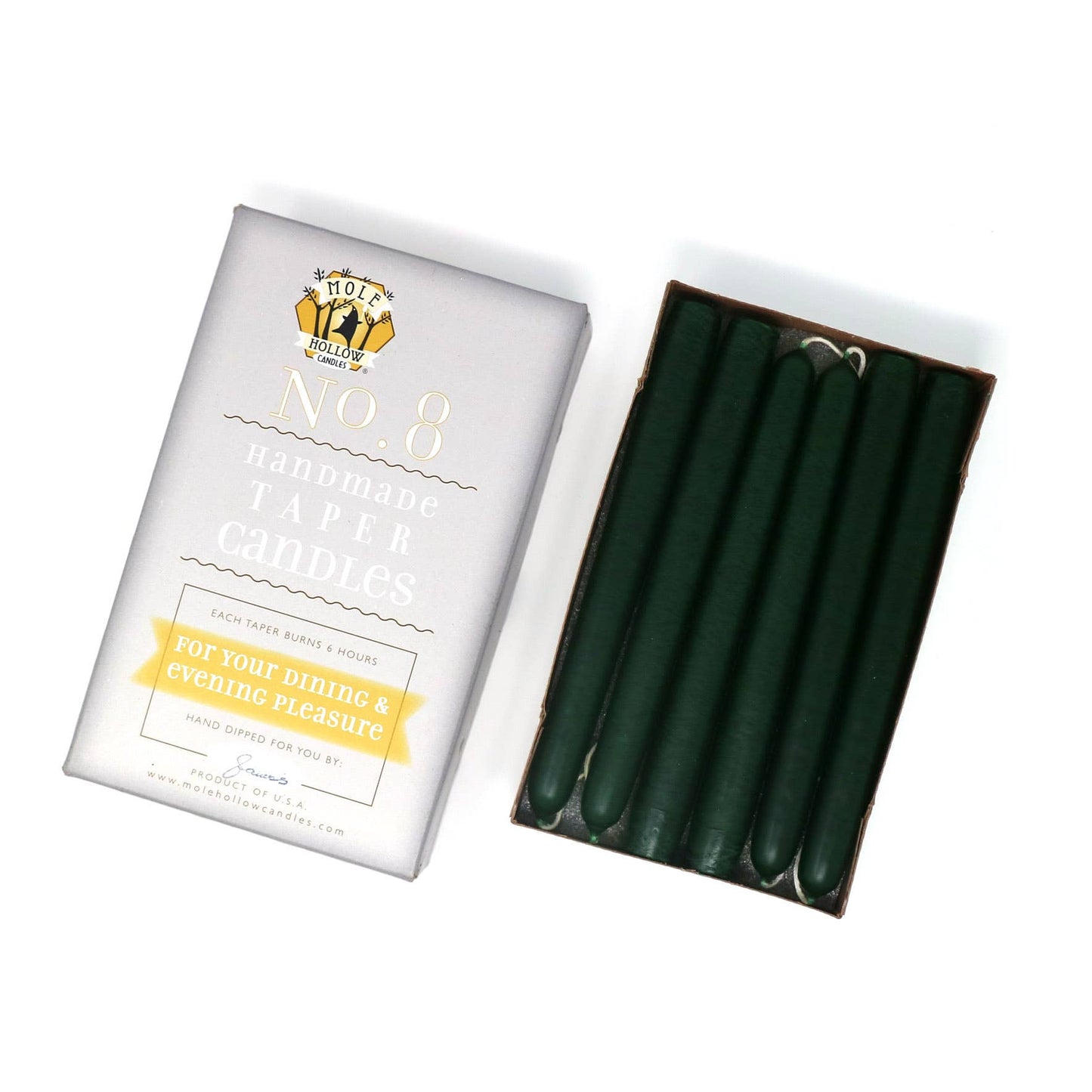 8" Taper Candles - Choose from 39 colors!