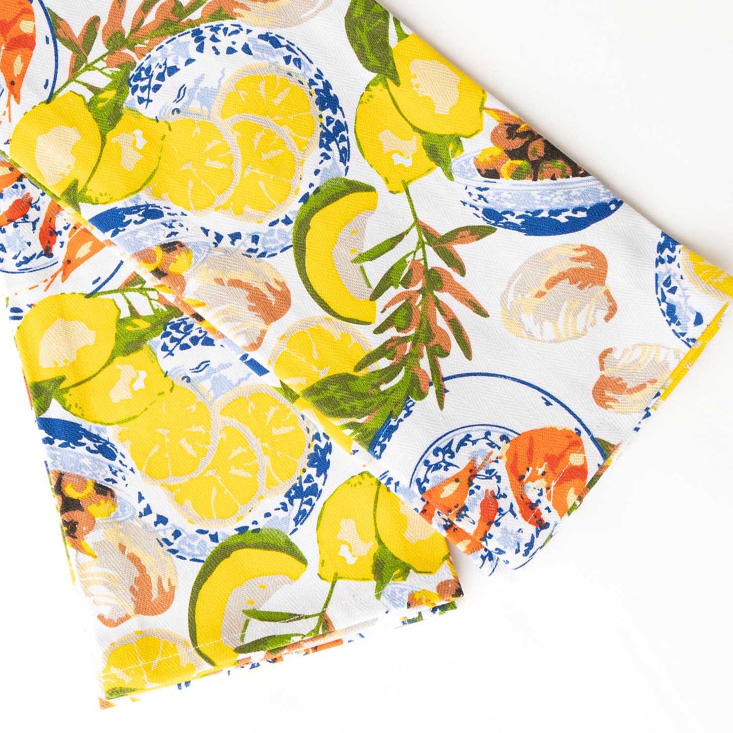 Lemon Santorini Kitchen Towel Set