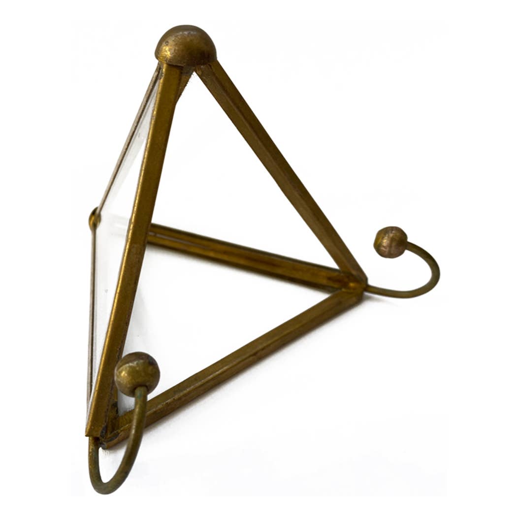 Large Solid Brass Easel