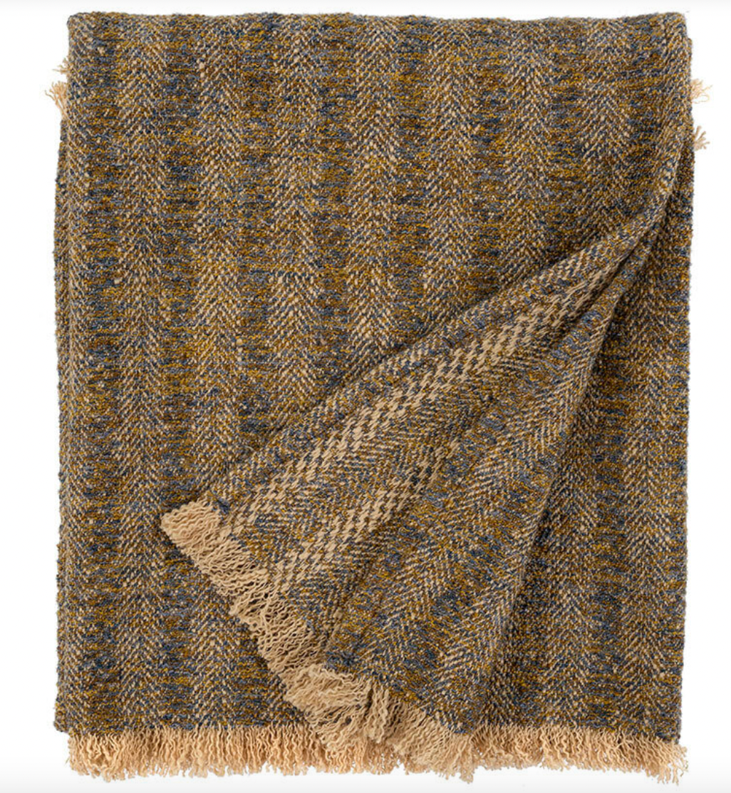 Watson Woven Throw, Green
