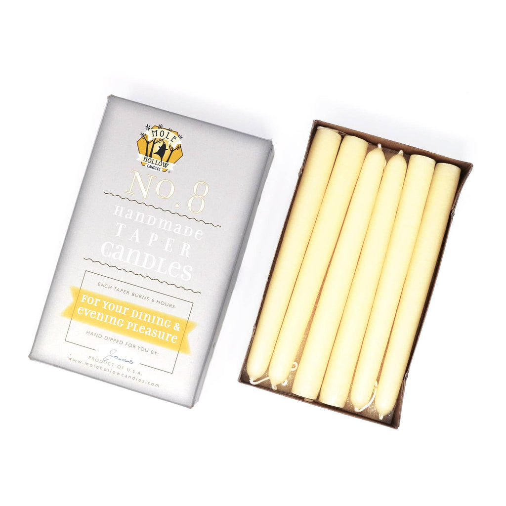 8" Taper Candles - Choose from 39 colors!