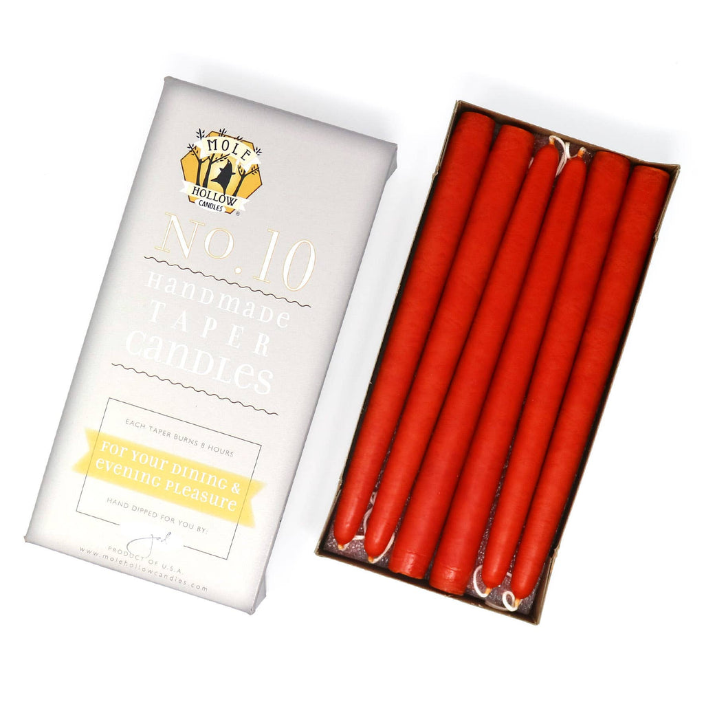 10" Taper Candles - Choose from 39 colors!