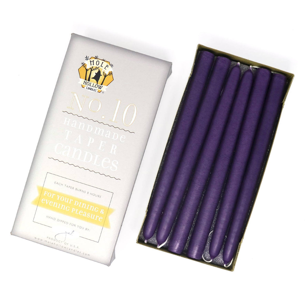 10" Taper Candles - Choose from 39 colors!
