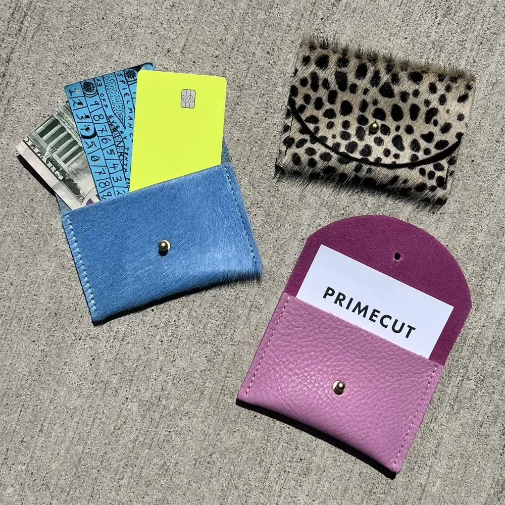 Cardholder - Chartreuse Leather