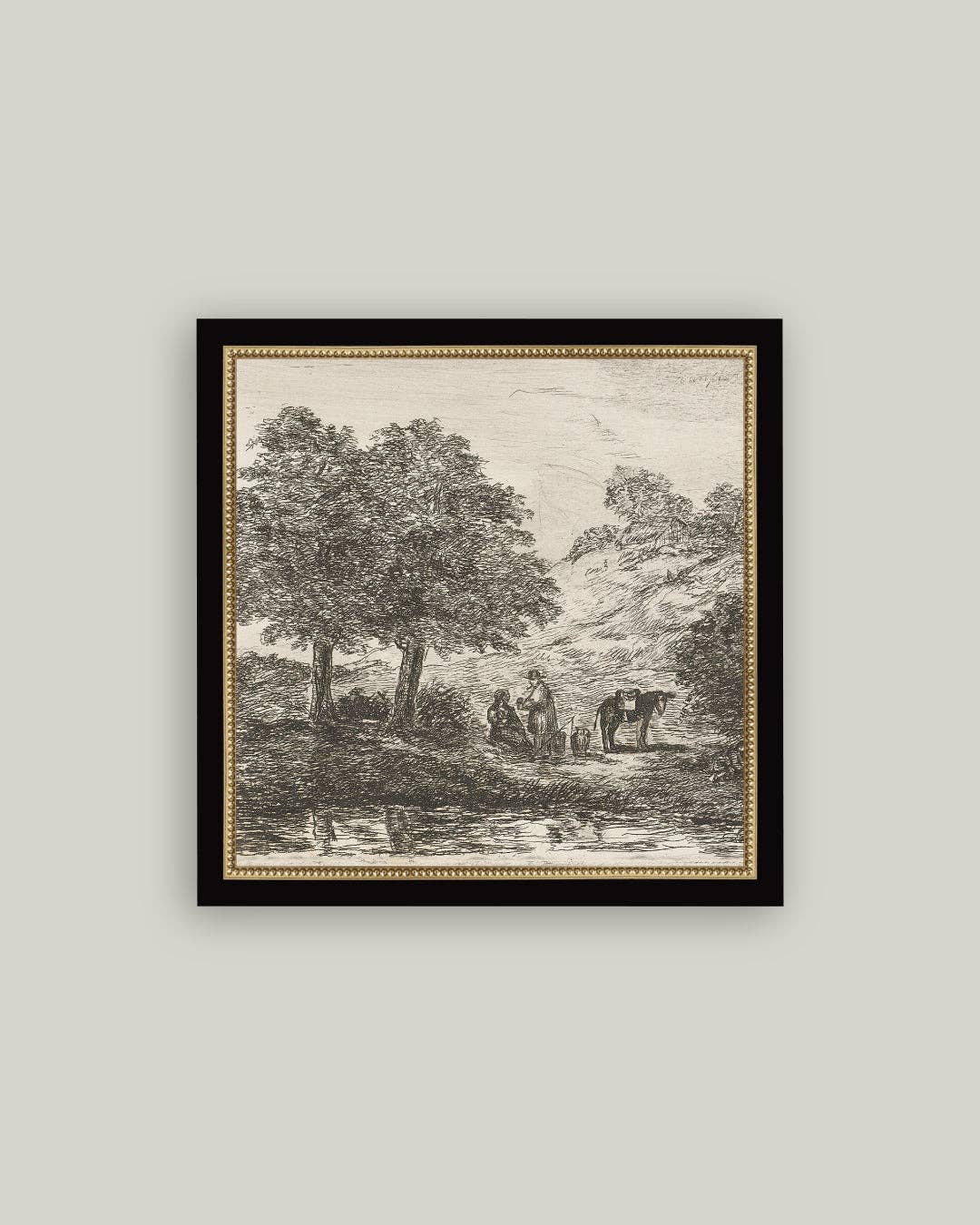 Landscape with Family under Tree