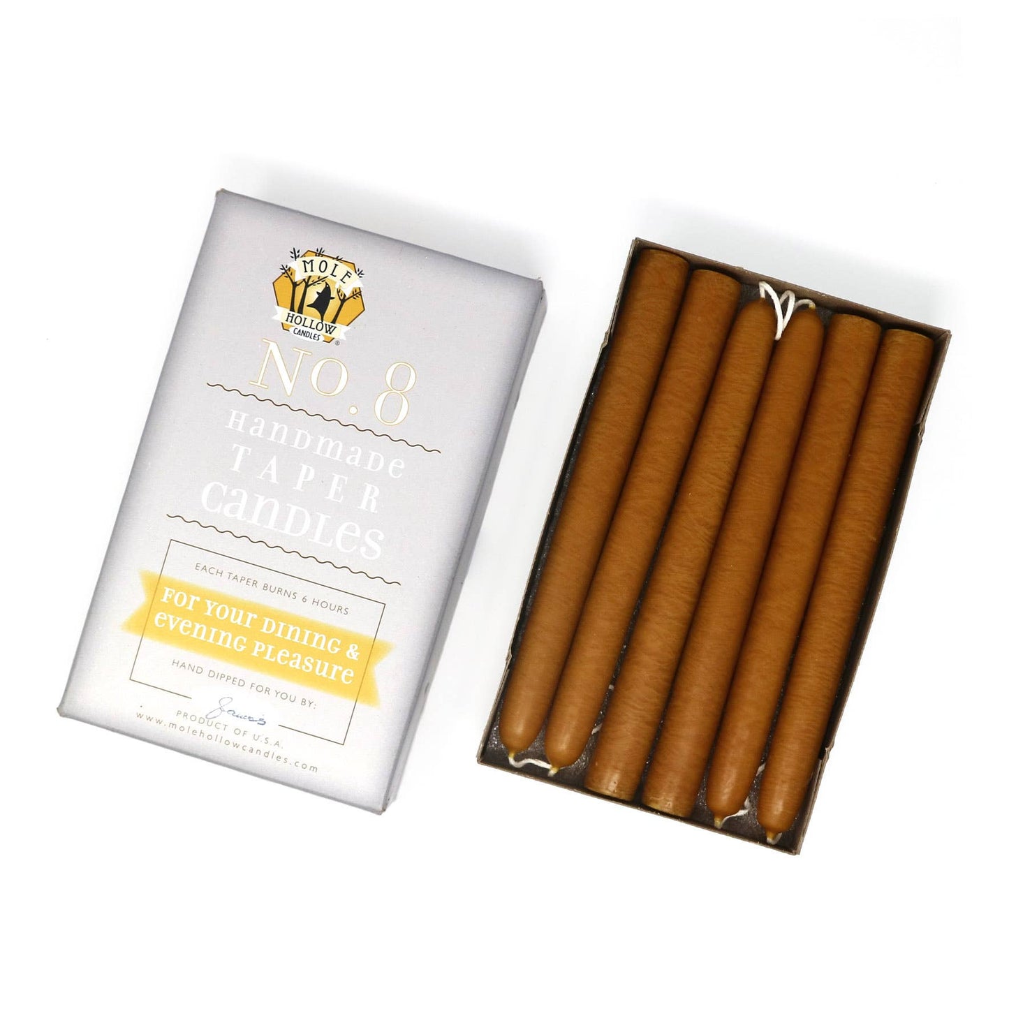 8" Taper Candles - Choose from 39 colors!