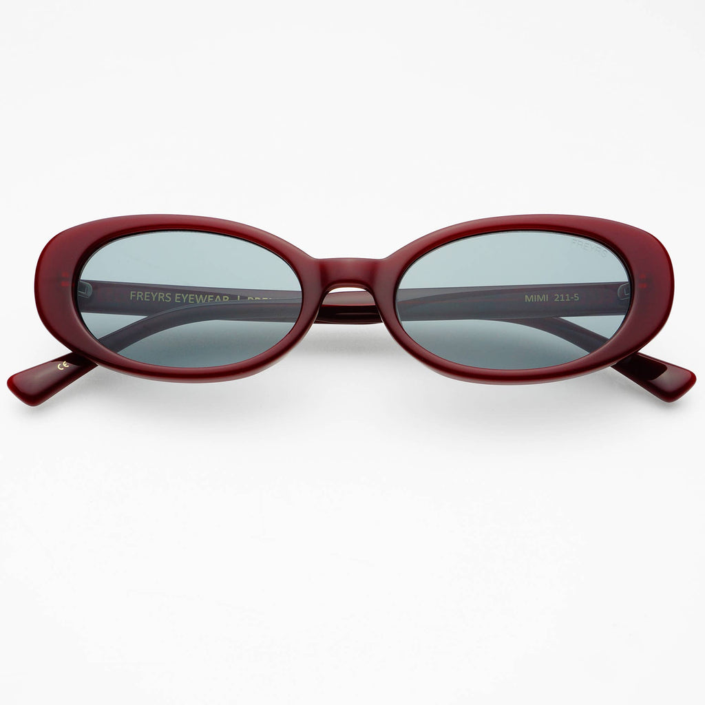 Mimi Acetate Oval Sunglasses