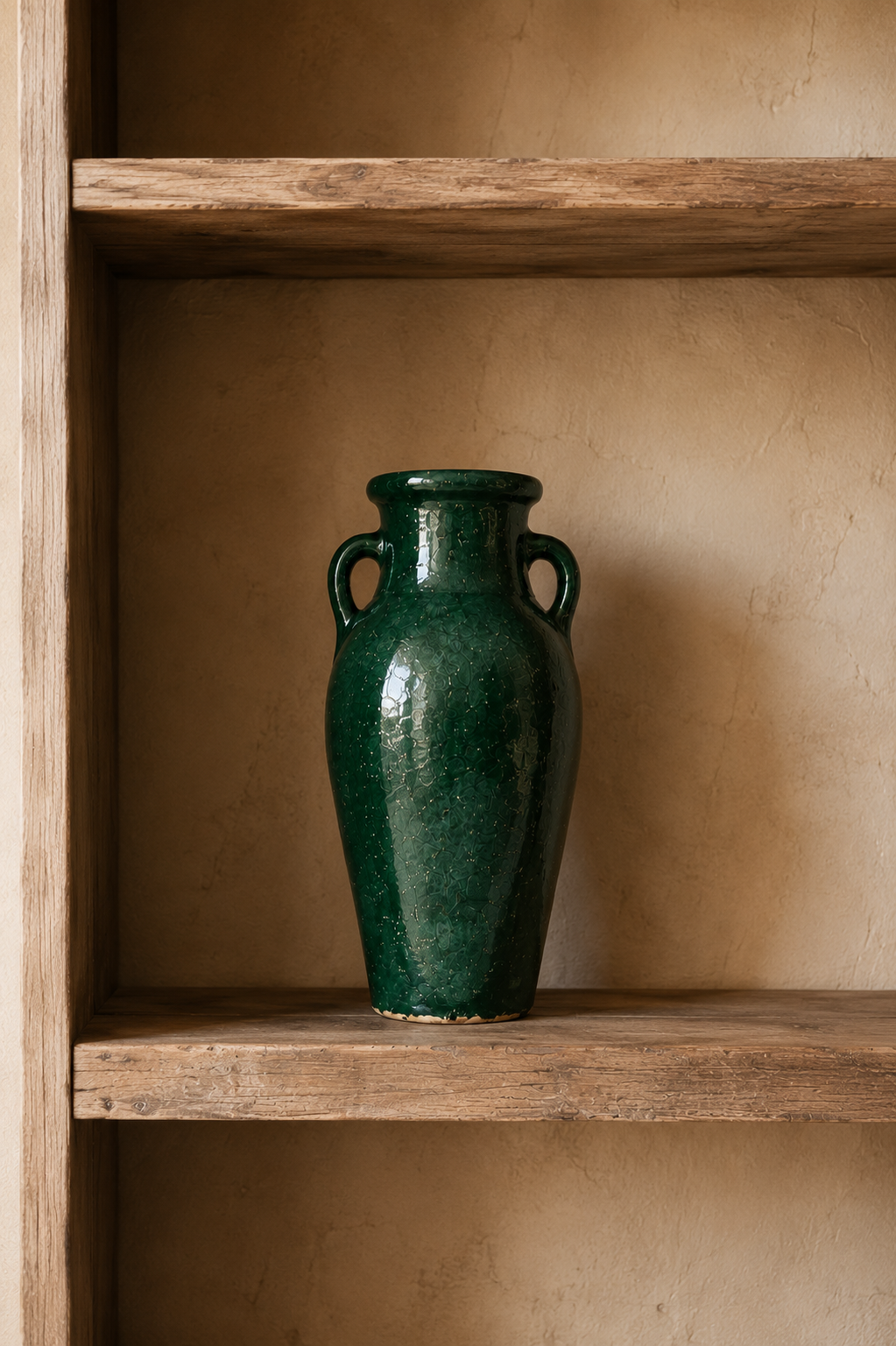 Emerald Amphora | Handcrafted Mediterranean Vessel