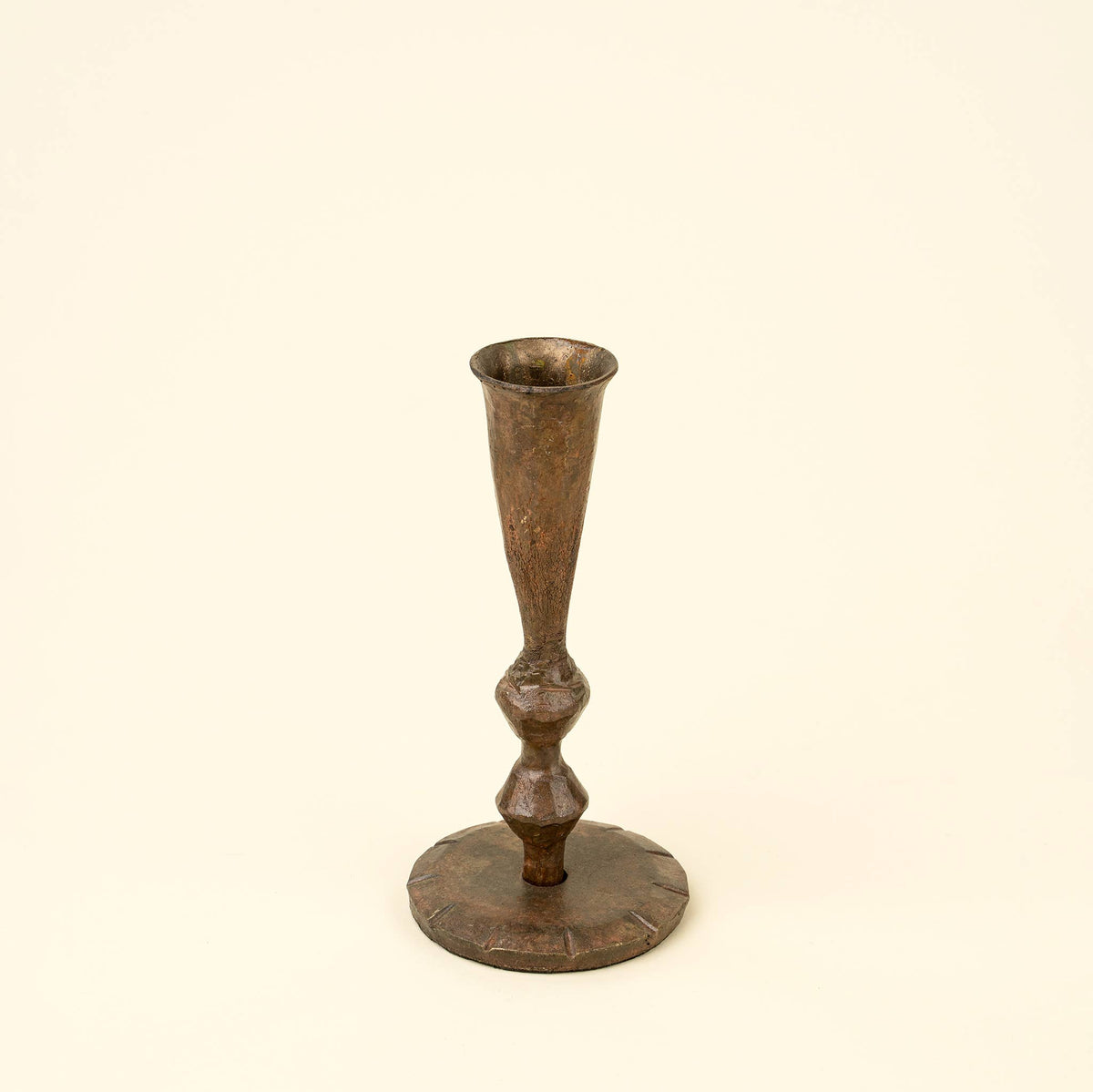 Ember Forged Candlestick S, Rustic Brass