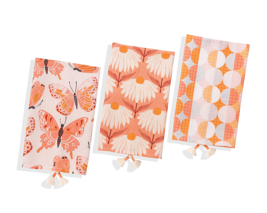 Marigold Flutter Kitchen Towel Set