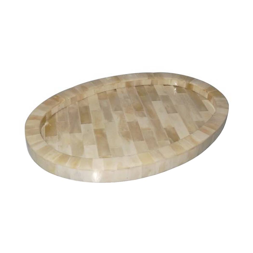 12" Oval Bone Tray