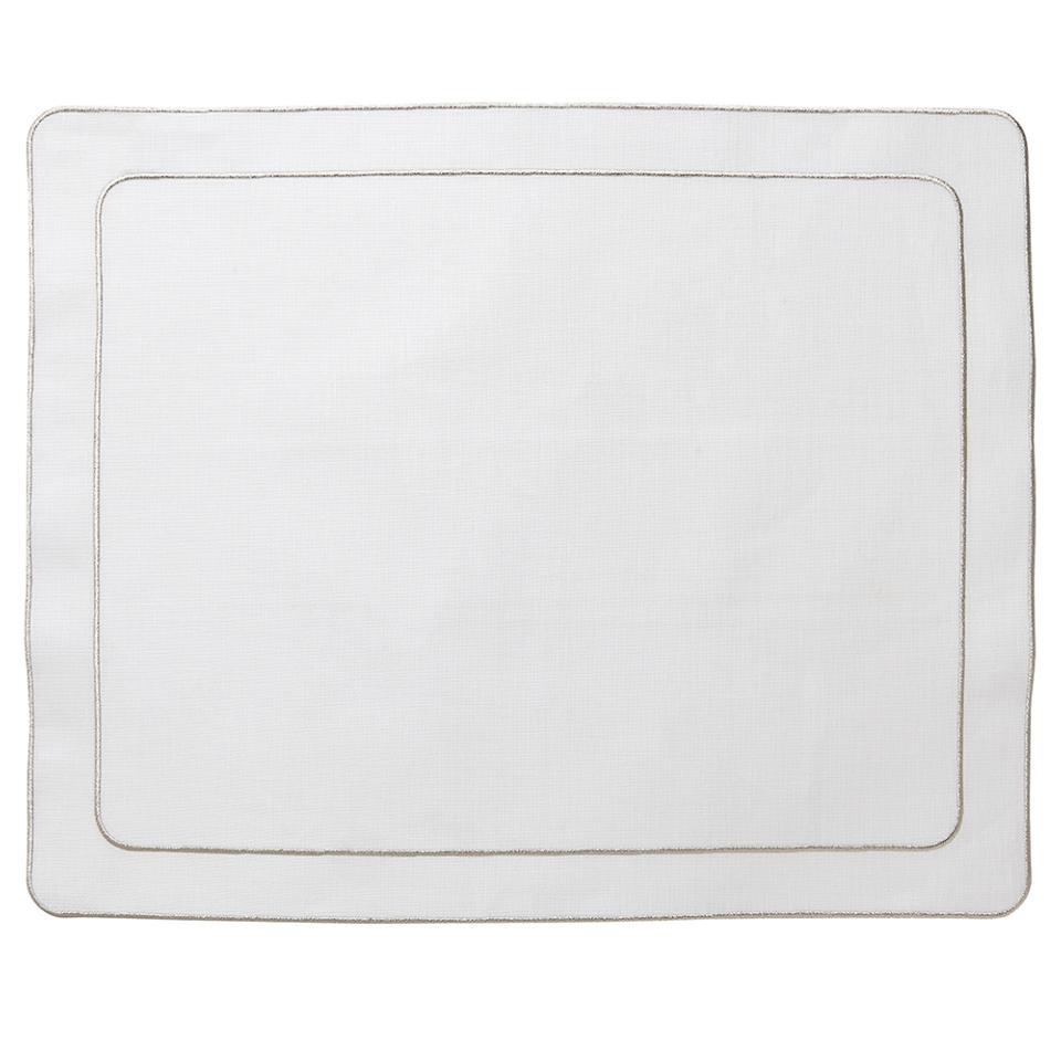 White w&amp;#x2f; Platinum - Set of 2