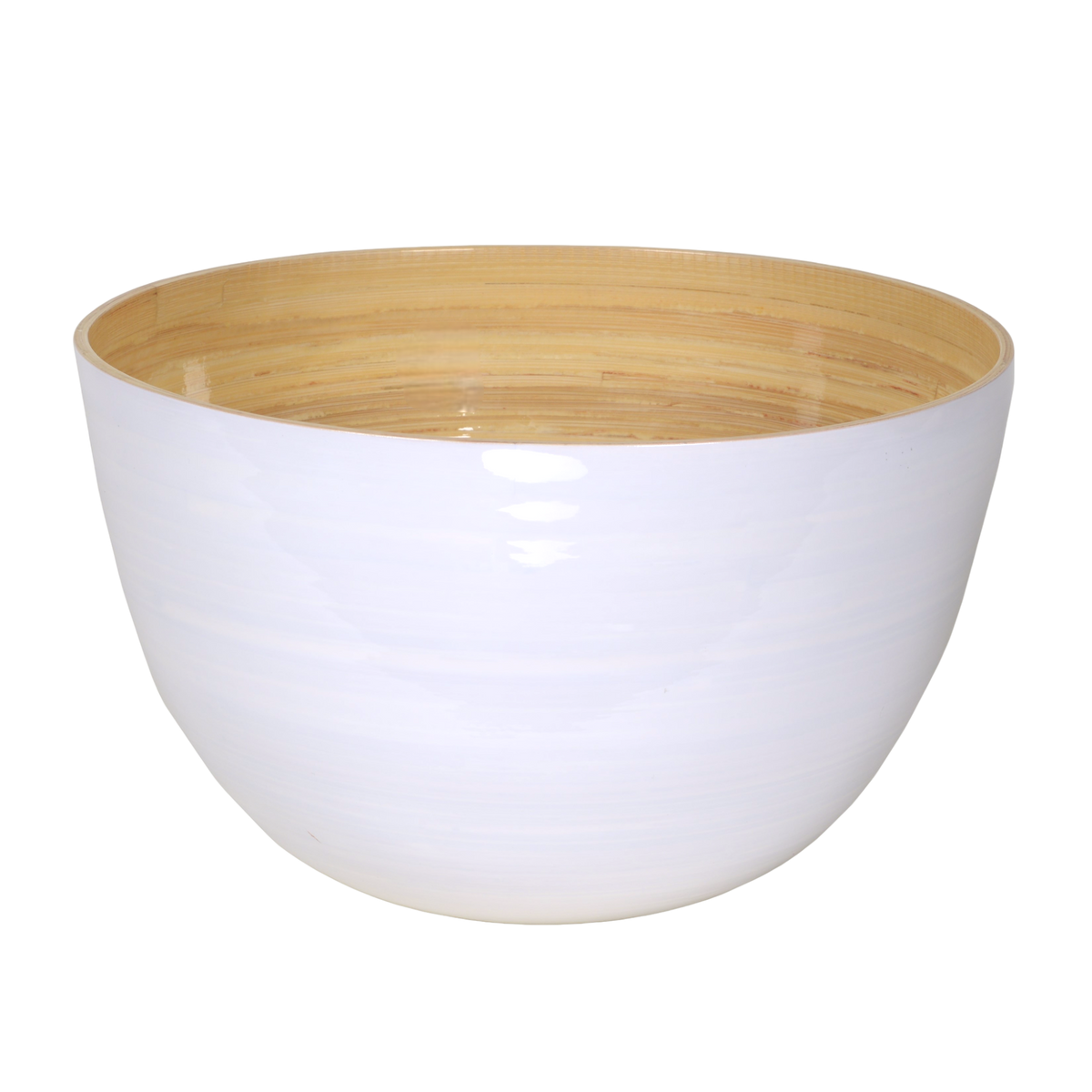 Bamboo Family Bowl White