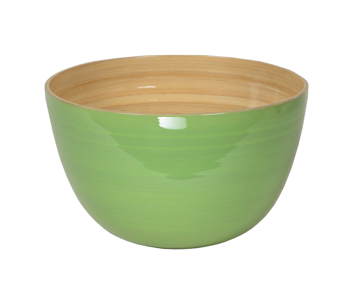 Bamboo Mixing Bowl Pastel Green