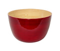 Bamboo Mixing Bowl Red