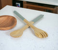 Large Salad Server Set Dove Blue