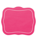 Patrician Linen Mat Fuchsia - Set of 2