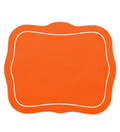 Patricia Linen Linen Mat Orange - Set of 2