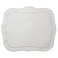 White with Platinum - Set of 2