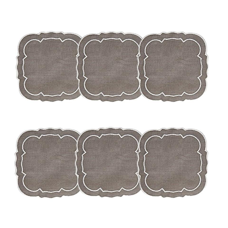 Charcoal &amp;#x2f; White - Boxed Set of 6