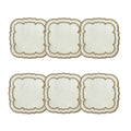 Ivory with Gold - Boxed Set of 6