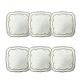 White w&amp;#x2f;Platinum - Boxed Set of 6