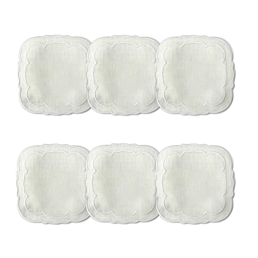 White &amp;#x2f; White - Boxed Set of 6