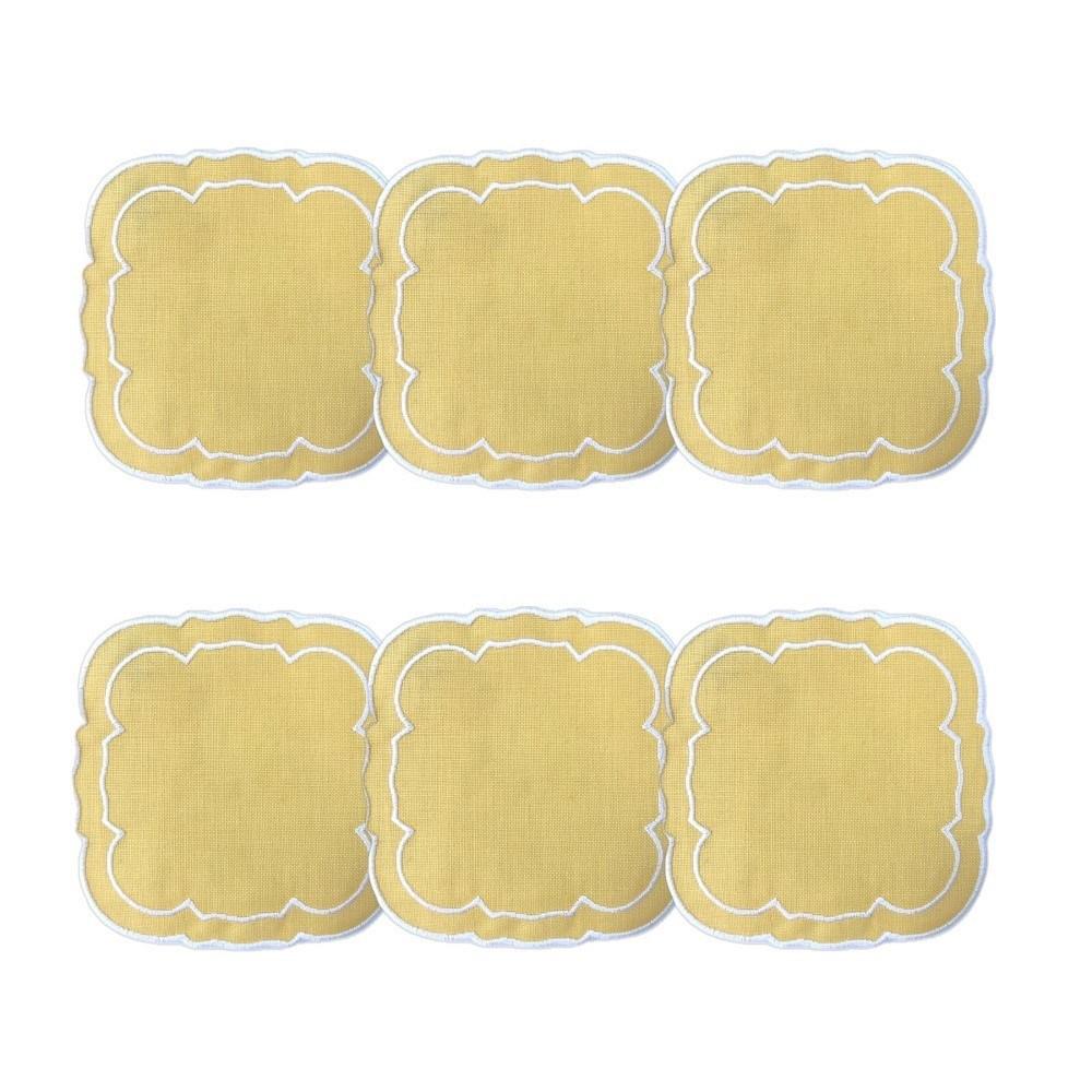 Yellow &amp;#x2f; White - Boxed Set of 6
