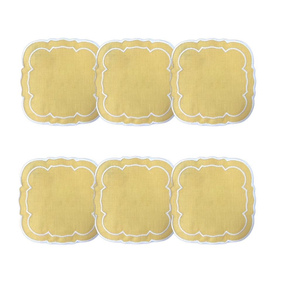 Yellow &amp;#x2f; White - Boxed Set of 6
