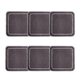 Charcoal - Set of 6