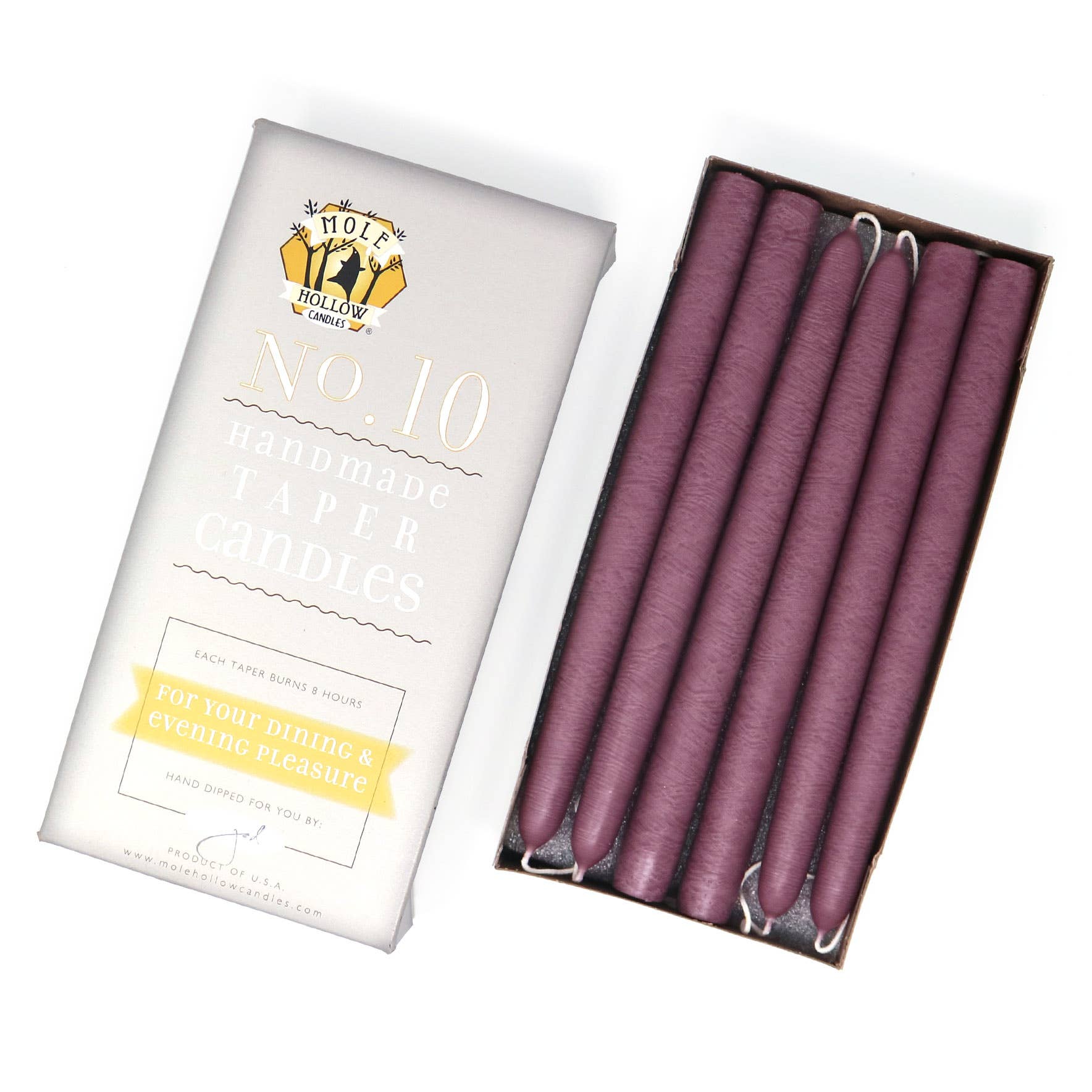 10" Taper Candles - Choose from 39 colors!