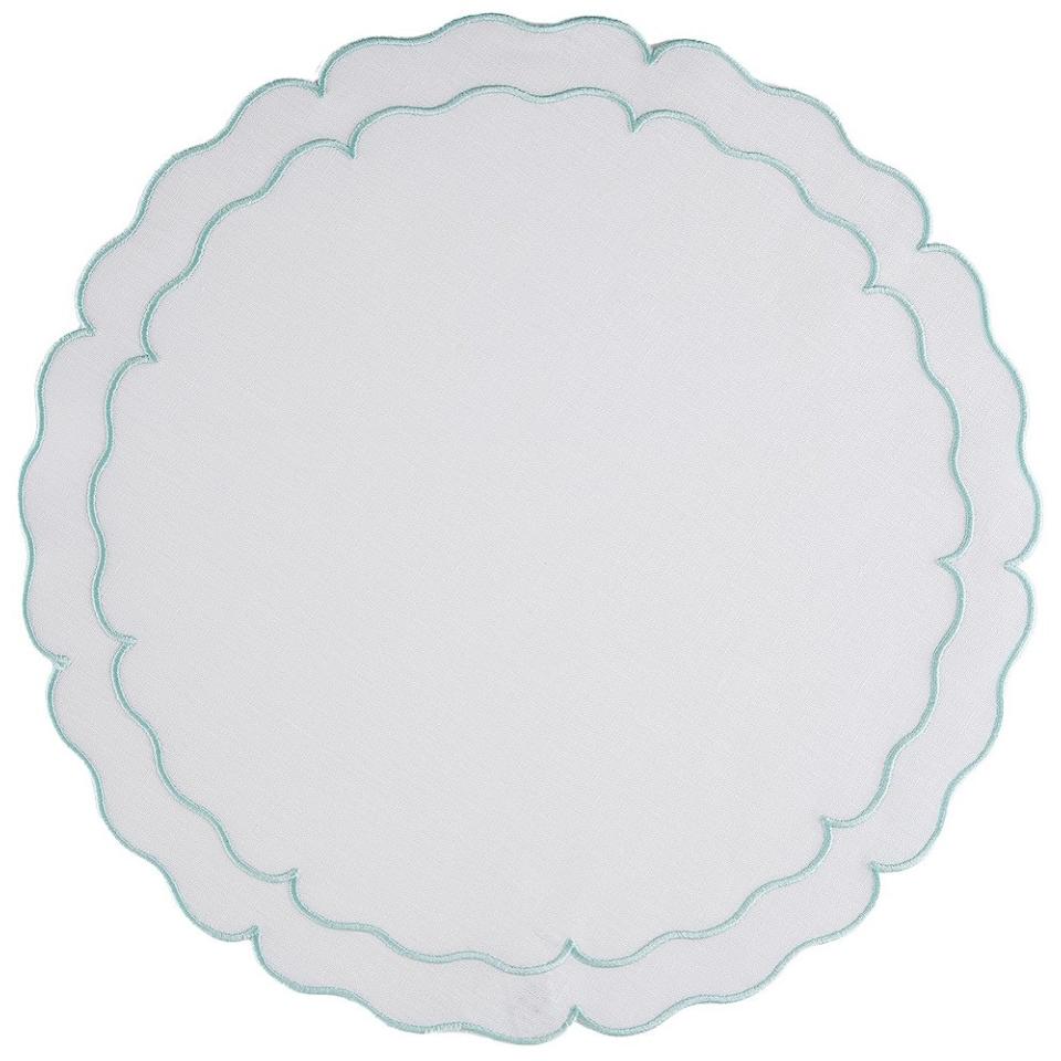White w&amp;#x2f;Ice Blue - Set of 2