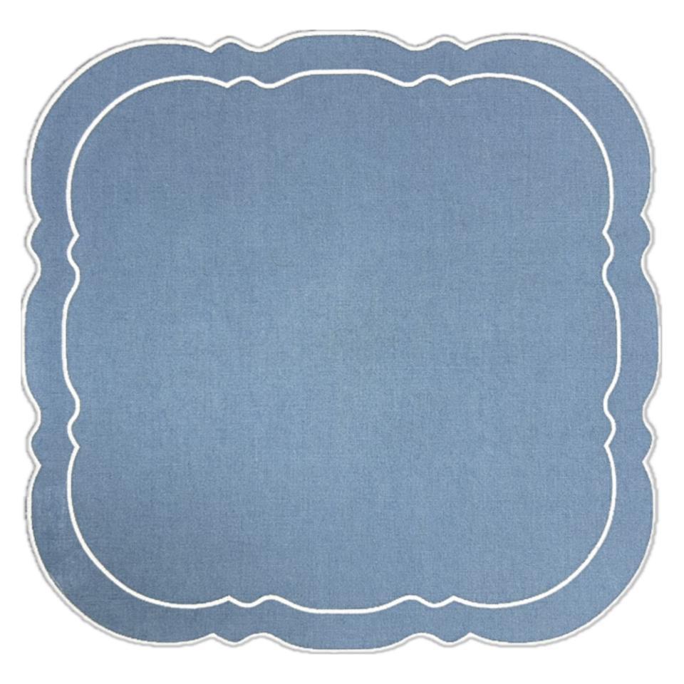 Blue with White - Set of 2