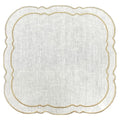 White with Gold - Set of 2