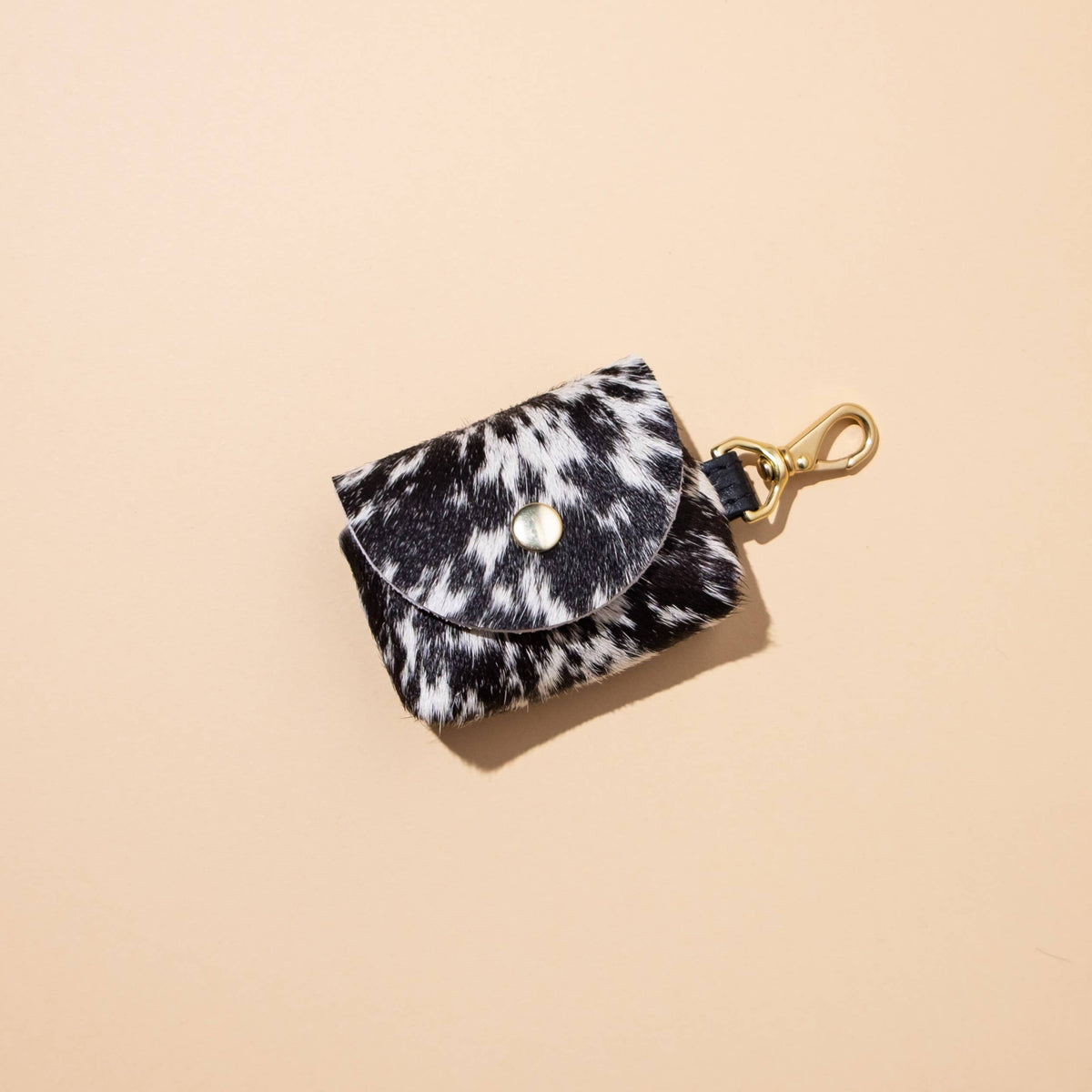 Airpod Case - Salt + Pepper Hair on Hide