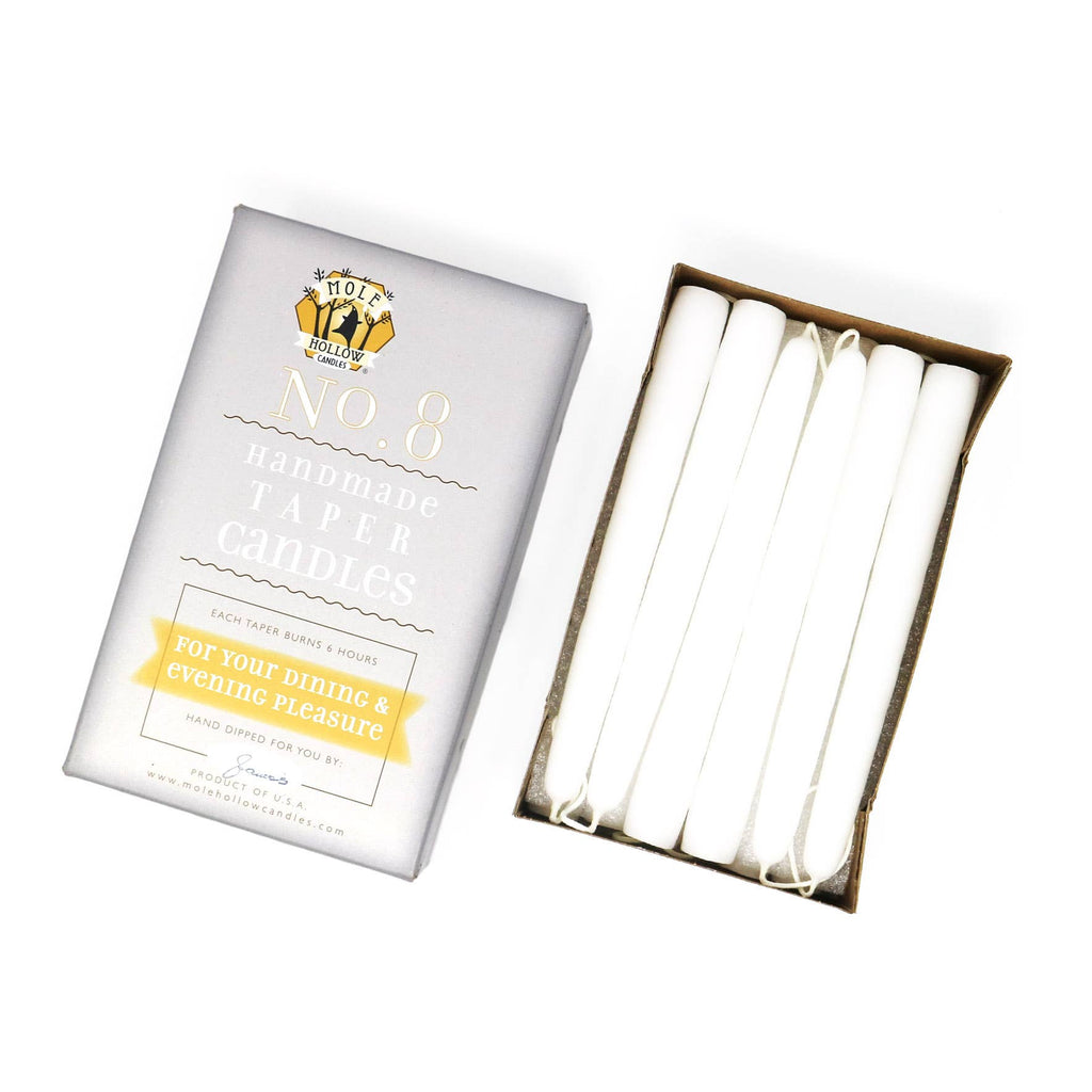 8" Taper Candles - Choose from 39 colors!