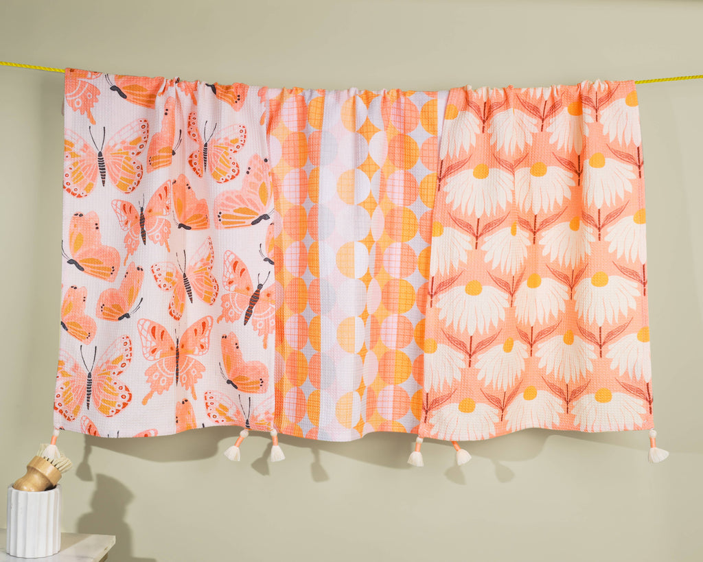 Marigold Flutter Kitchen Towel Set