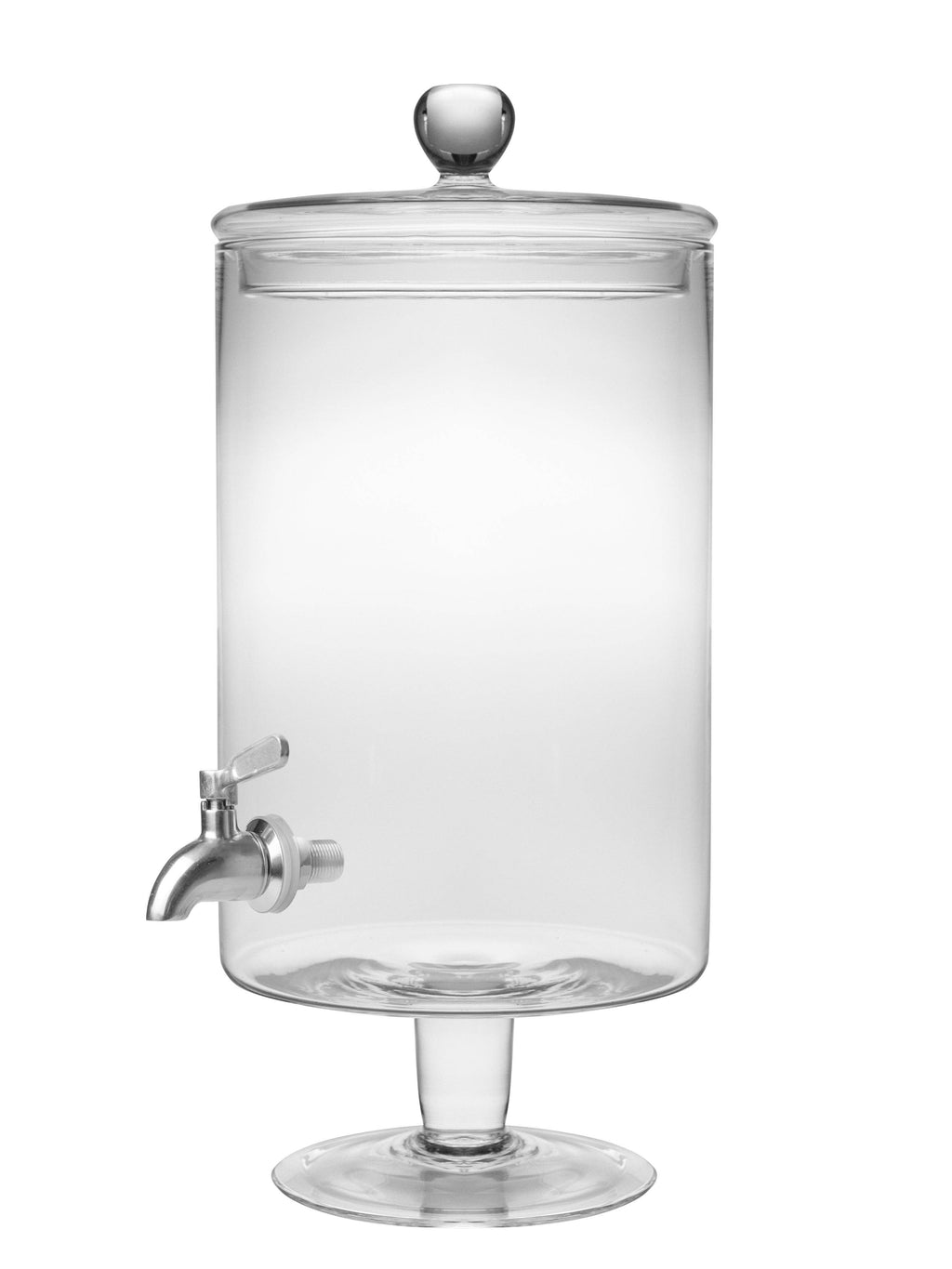 Glass Footed Beverage Dispenser