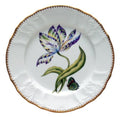 Yellow, Green, Purple &amp; Blue Tulip Salad Plate