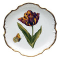 Purple, Yellow, & Orange Tulip Bread & Butter Plate