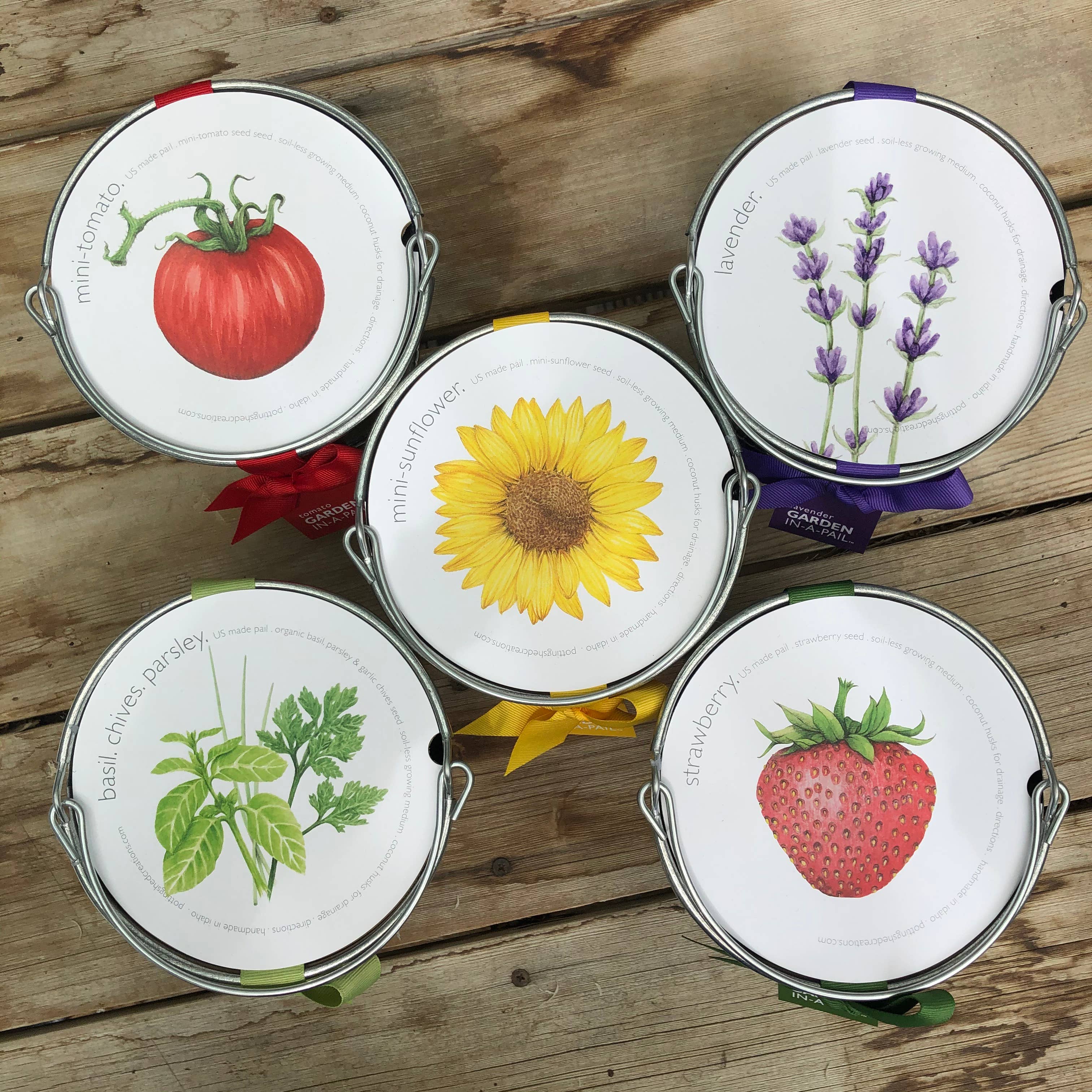 Garden in a Pail | Herbs | Kitchen | Spring gift
