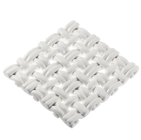 8" Square Trivet White