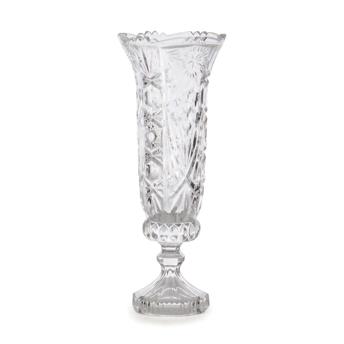 Rd Cut Clear Glass Vase **MM6**