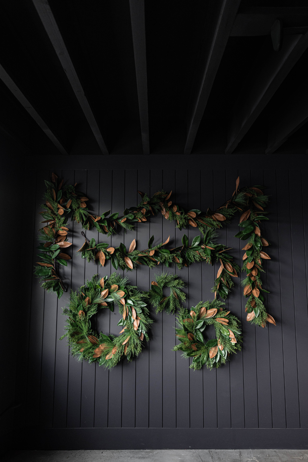 Magnolia Norfolk Cypress Mixed Real Touch Wreath - 34"