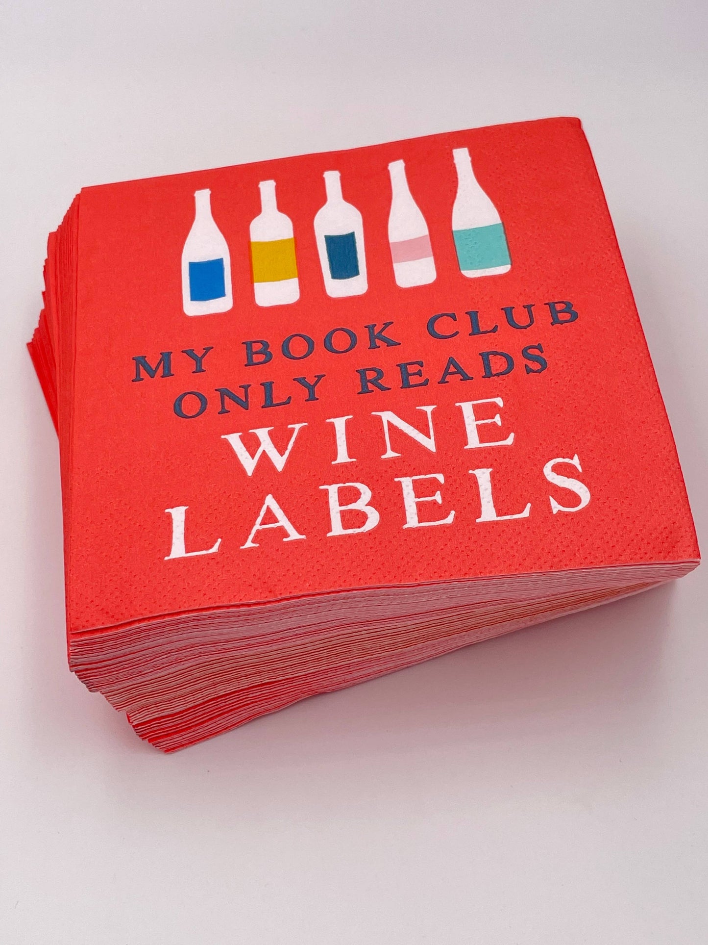 Funny Cocktail Napkins | My Book Club-20ct