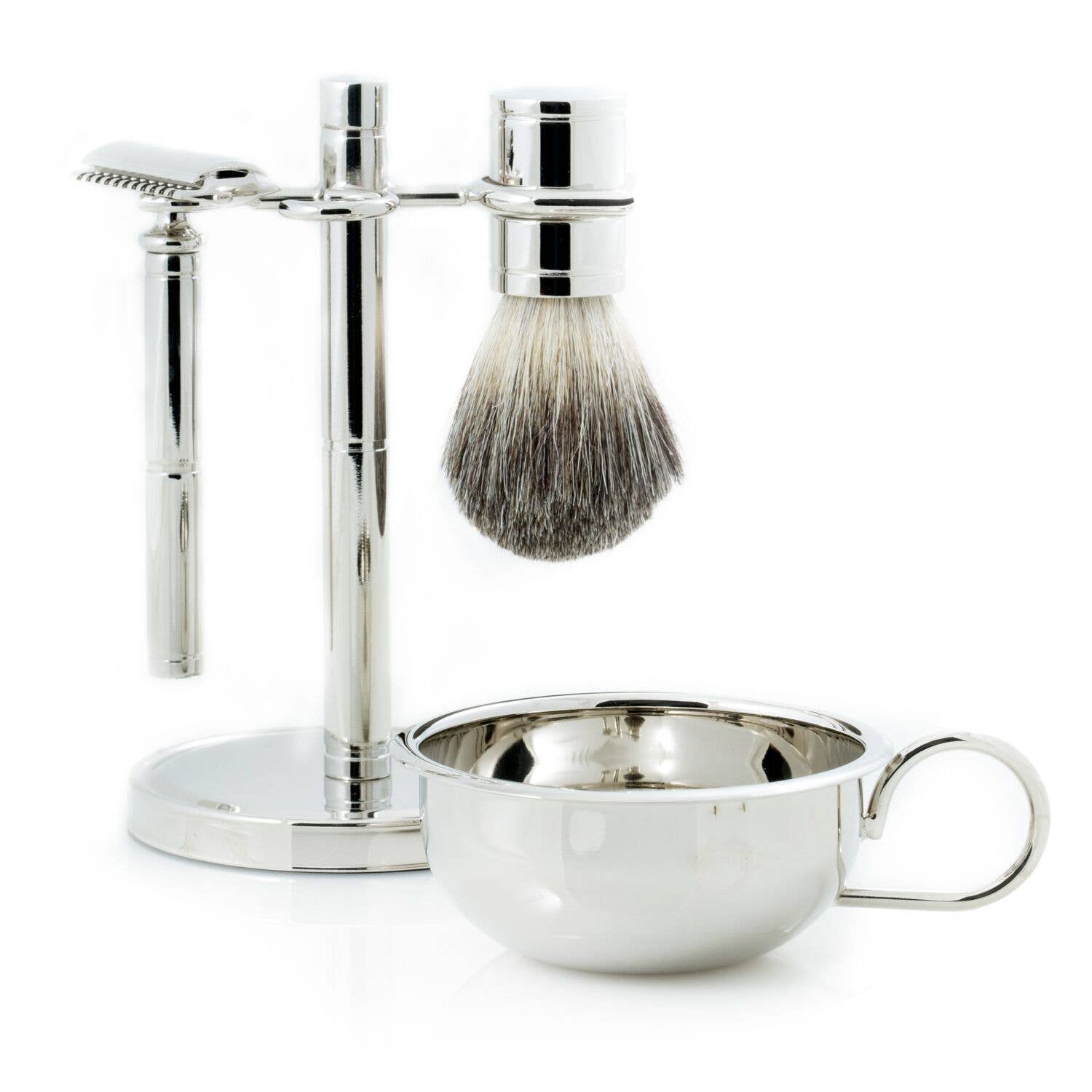 Shaving Set with Soap Dish