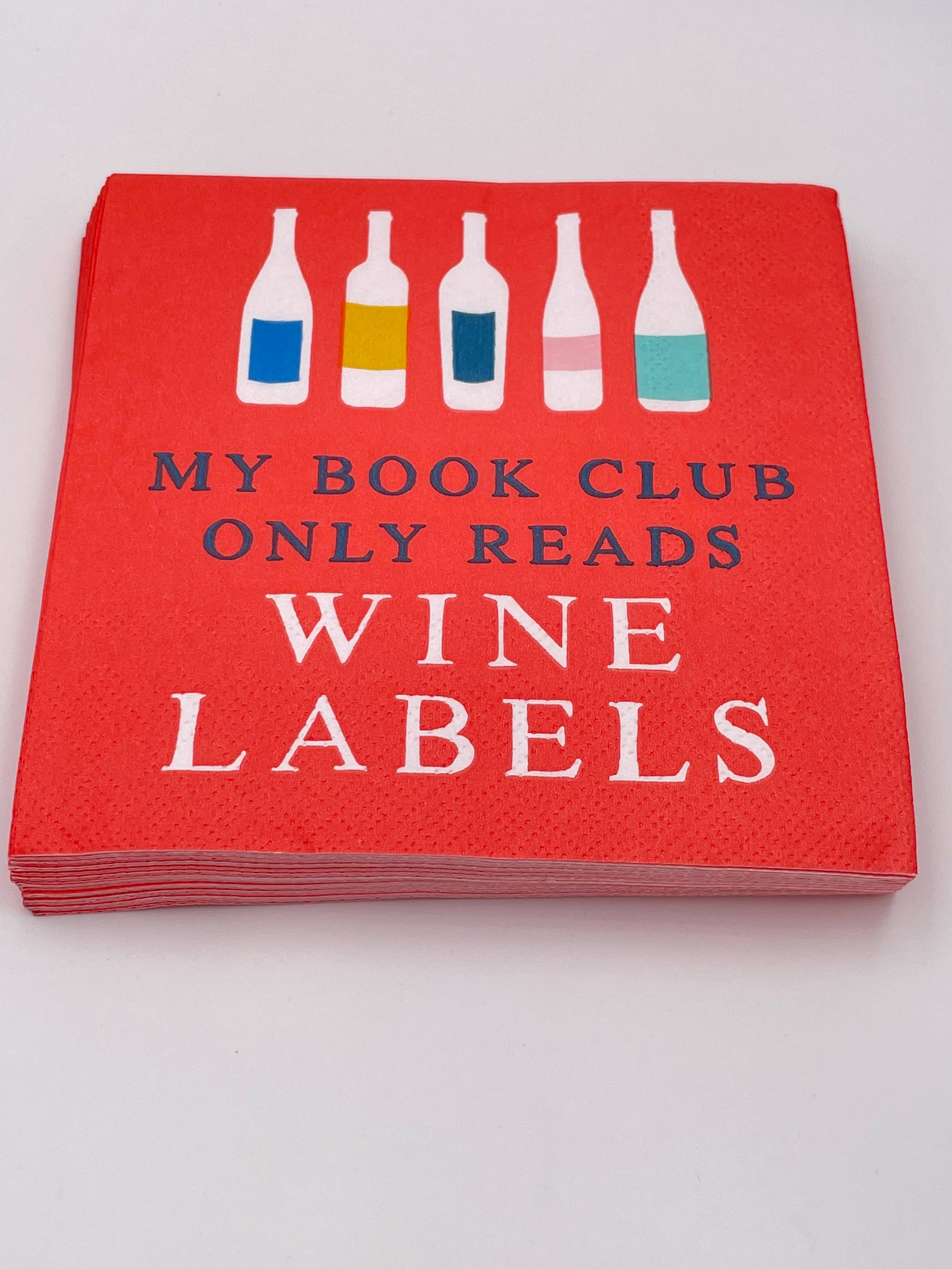 Funny Cocktail Napkins | My Book Club-20ct