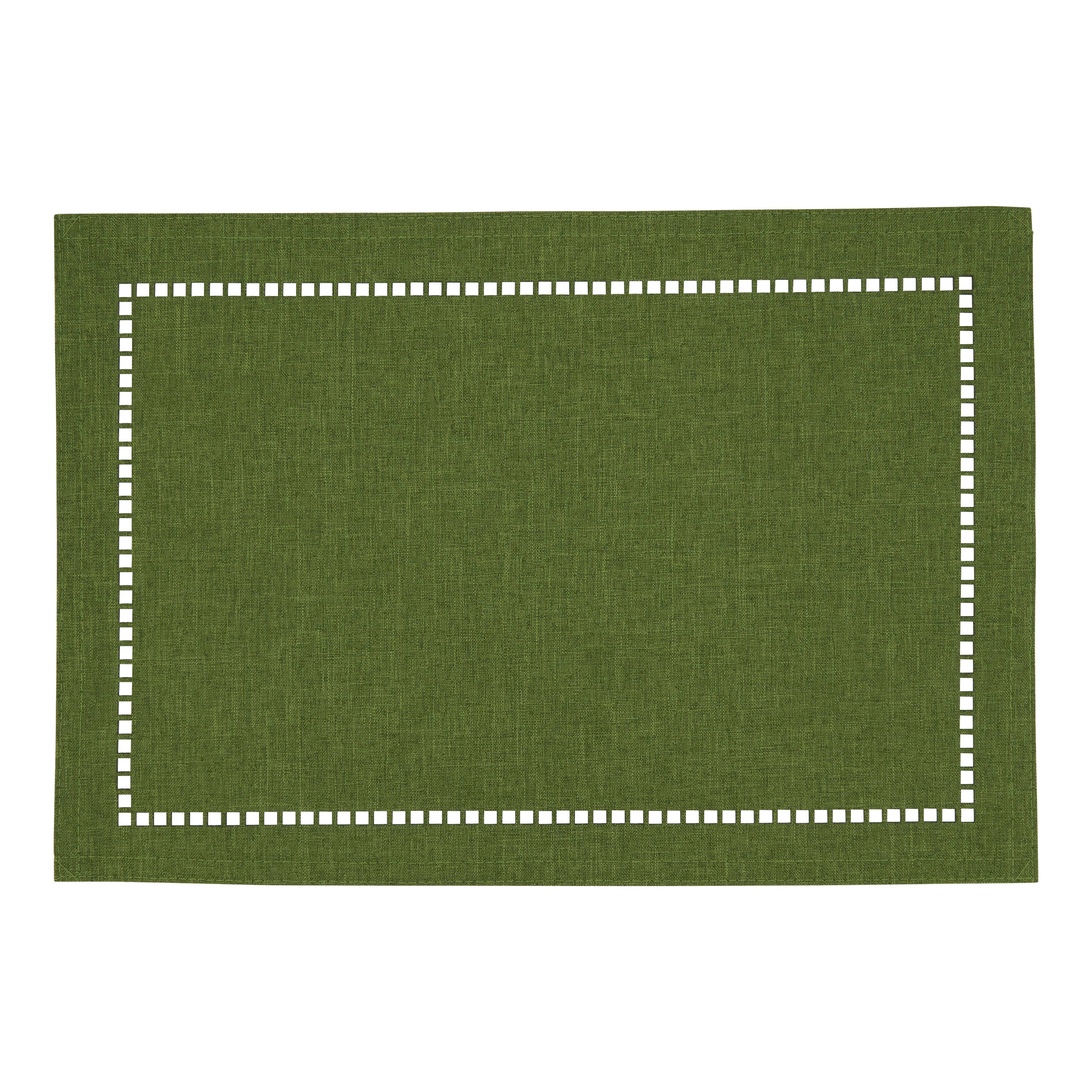 Laser-Cut Hemstitch Placemat