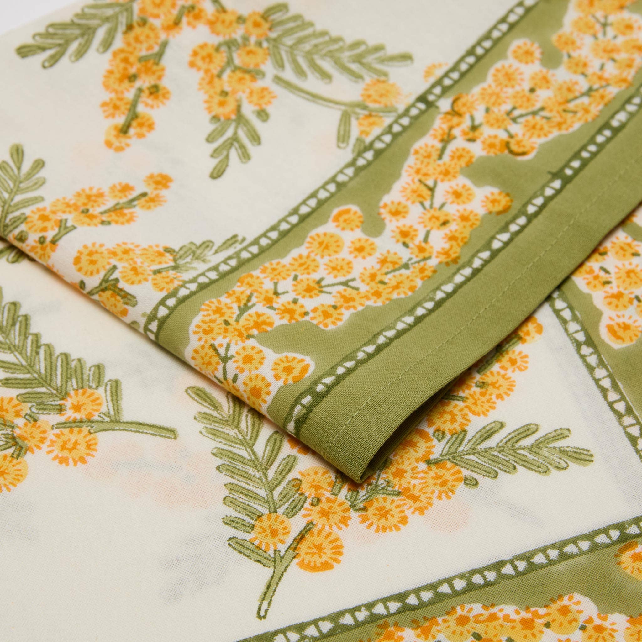 Mimosa Green/Yellow Napkins 19x19 - Set of 6