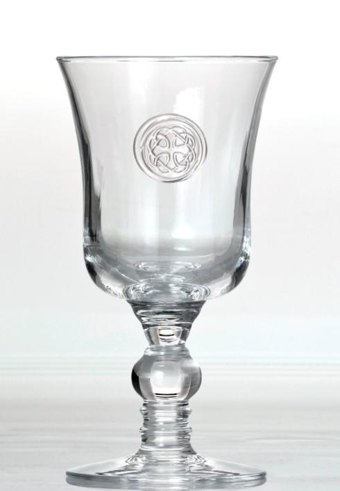 Footed Goblet - Hand Stamped Medallion